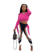Load image into Gallery viewer, Prowow Women Tracksuits Bodycon Fitness Outfits Corset Tops Skinny Pant 2pcs Joggers Sportswear Spring Fall Female Clothing Set - Shop &amp; Buy
