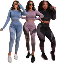 Load image into Gallery viewer, Prowow Women Tracksuits Corset Tops Skinny Pant Two Piece Bodycons Sporty Suits 2023 Spring Fall Female Joggers Clothing Set - Shop &amp; Buy