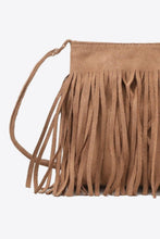 Load image into Gallery viewer, PU Leather Crossbody Bag with Fringe - Shop &amp; Buy
