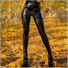 Load image into Gallery viewer, PU Leather Leggings Fitness Women Thin Yoga Pants High Waist Sexy Curvy Elastic Leggins Ladies Fashion Stretch Trousers - Shop &amp; Buy