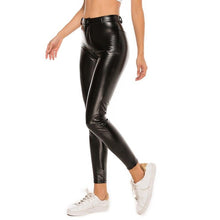 Load image into Gallery viewer, PU Leather Leggings Women Fitness Yoga Pants High Waist Sexy Curvy Elastic Leggins Ladies Fashion Stretch Trousers Thick Pants - Shop &amp; Buy
