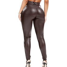 Load image into Gallery viewer, PU Leggings Leather Women Yoga Pants High Waist Push Up Leggins Slim Stretchy Curvy Trousers Ladies Fashion Thick Leather Pants - Shop &amp; Buy
