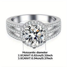 Load image into Gallery viewer, Radiant Moissanite Ring - Symbol of Eternal Love - Perfect for Weddings, Proposals, Anniversaries - Shop &amp; Buy
