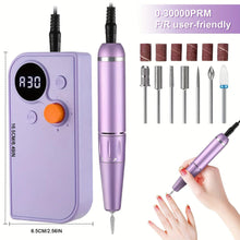 Load image into Gallery viewer, Rechargeable 30000 Rpm Professional Electric File With Power Bank Function, Portable Nail Drill - Shop &amp; Buy
