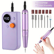 Load image into Gallery viewer, Rechargeable 30000 Rpm Professional Electric File With Power Bank Function, Portable Nail Drill - Shop &amp; Buy
