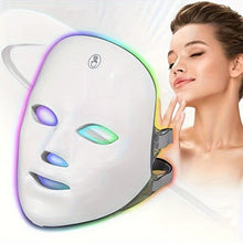 Load image into Gallery viewer, Rejuvenating 7-Color LED Facial Mask - Touch Screen, USB Rechargeable Skin Therapy Device - Shop &amp; Buy
