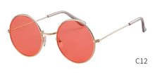 Load image into Gallery viewer, Retro Punk Women Pink Round Sunglasses Brand Designer Trendy Circle Metal Red Lens Small Sun Glasses Tint Shades Female - Shop &amp; Buy
