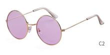 Load image into Gallery viewer, Retro Punk Women Pink Round Sunglasses Brand Designer Trendy Circle Metal Red Lens Small Sun Glasses Tint Shades Female - Shop &amp; Buy
