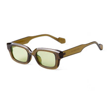 Load image into Gallery viewer, Retro Tortoiseshell Rectangle Frame Women Sunglasses Brand Designer Green Square Decor Acrylic Men Sun Glasses Shades - Shop &amp; Buy
