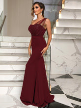 Load image into Gallery viewer, Rhinestone One-Shoulder Formal Dress - Shop &amp; Buy