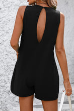 Load image into Gallery viewer, Round Neck Sleeveless Front Pocket Romper - Shop &amp; Buy
