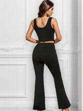 Load image into Gallery viewer, Round Neck Tank and Ruched Pants Set - Shop &amp; Buy
