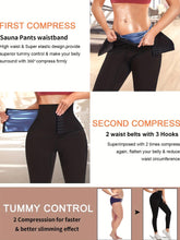 Load image into Gallery viewer, Sauna Sweat Pants for Women High Waist Compression Shapewear Pants Slimming Weights - Shop &amp; Buy
