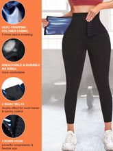 Load image into Gallery viewer, Sauna Sweat Pants for Women High Waist Compression Shapewear Pants Slimming Weights - Shop &amp; Buy
