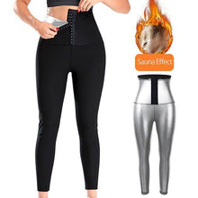 Load image into Gallery viewer, Sauna Sweat Pants for Women High Waist Slimming Leggings Waist Trainer Compression Thermo Workout Exercise Body Shaper Thighs - Shop &amp; Buy
