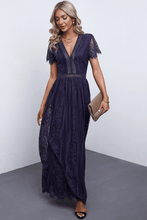 Load image into Gallery viewer, Scalloped Trim Lace Plunge Dress - Shop &amp; Buy