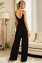 Load image into Gallery viewer, Scoop Neck Spaghetti Strap Jumpsuit with Pockets - Shop &amp; Buy