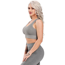 Load image into Gallery viewer, Seamless Yoga Set Fitness Women&#39;s Tracksuit Beauty Back T-shirts Hollow Crop Top High Waist Sports Leggings Gym Workout Suits - Shop &amp; Buy
