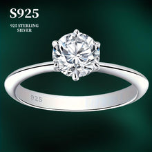 Load image into Gallery viewer, Seiko Five-layer Electroplated Sterling Silver Ring - 2 Carat Dazzling Cramo San Stone - Timeless Luxury for Ladies - Shop &amp; Buy
