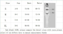 Load image into Gallery viewer, Sexy High Neck Bikini Women Solid Black Cut Out Push Up 3 Piece Swimsuit Beach Bathing Suit Mesh Pleate Skirt Swimwear Biquini - Shop &amp; Buy