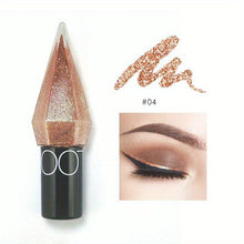 Load image into Gallery viewer, Shimmering Silvery Rose Gold Glitter Eyeliner Pen - Waterproof, Long-lasting Sparkle - Shop &amp; Buy
