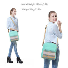 Load image into Gallery viewer, Shoulder Bags for Girls Vintage Canvas Small Bag for Women Lightweight Crossbody Bag Messenger Bag with Inner Side Pocket - Shop &amp; Buy
