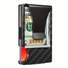 Load image into Gallery viewer, Sleek Metal Card Holder with Money Clip - Daily Unisex Accessory, Lightweight &amp; Durable Business Card Storage, Ideal for Modern Professionals - Shop &amp; Buy
