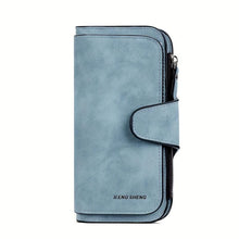 Load image into Gallery viewer, Sleek Minimalist Wallet with Secure Clutch Card Case - Versatile Solid Color, Multiple Slots - Shop &amp; Buy
