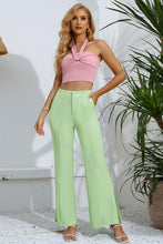 Load image into Gallery viewer, Slit High-Rise Flare Pants - Shop &amp; Buy