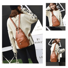 Load image into Gallery viewer, Small Leather Convertible Backpack Sling Purse Shoulder Bag for Women - Shop &amp; Buy

