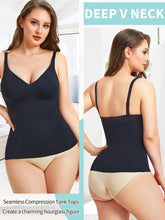 Load image into Gallery viewer, Solid Compression Tank Tops For Women Tummy Control Shapewear Seamless Body Shaper - Shop &amp; Buy
