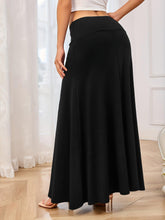 Load image into Gallery viewer, Solid High Waist Skirt, Casual Maxi Skirt For Spring &amp; Fall, Women Clothing - Shop &amp; Buy

