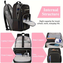 Load image into Gallery viewer, Spacious Solid Color Laptop Backpack - Chic, Durable Travel Bag - Shop &amp; Buy
