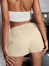 Load image into Gallery viewer, Spring &amp; Summer Essential Women&#39;s Shorts - Chic Button-Front with Flap Pockets, Relaxed Fit Elastic Waistband - Shop &amp; Buy
