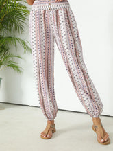Load image into Gallery viewer, Spring/Summer Chic: Boho Chic Shirred-Waist Tribal Joggers for Women - Shop &amp; Buy
