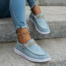 Load image into Gallery viewer, Step into Comfort and Style with Women Lace-Up Flat Canvas Sneakers – Versatile, Breathable, and Perfect for Everyday Wear - Shop &amp; Buy
