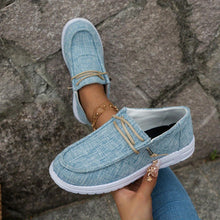 Load image into Gallery viewer, Step into Comfort and Style with Women Lace-Up Flat Canvas Sneakers – Versatile, Breathable, and Perfect for Everyday Wear - Shop &amp; Buy
