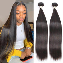 Load image into Gallery viewer, Straight Hair Brazilian Straight Human Hair Weave Bundles Natural Black 1/3/4 pcs/lot 100% Human Hair Bundles Remy Hair - Shop &amp; Buy
