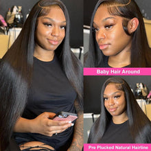 Load image into Gallery viewer, Straight Lace Front Wigs Human Hair 250 Density Hd Lace Frontal Wig Brazilian 13x6 Hd Lace Frontal Wig Bone Straight Human Hair - Shop &amp; Buy
