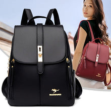 Load image into Gallery viewer, Stylish Retro PU Leather Backpack - Fashion Flap with Anti-theft Pocket - Shop &amp; Buy
