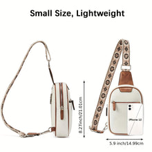 Load image into Gallery viewer, Stylish Womens Sling Bag - Versatile PU Leather Chest Pack with Adjustable Music-Inspired Strap - Shop &amp; Buy
