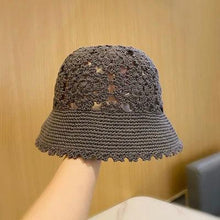 Load image into Gallery viewer, Summer Thin Hollow Hook Flower Hat Elegant Ladies Casual Peaked Cap - Shop &amp; Buy
