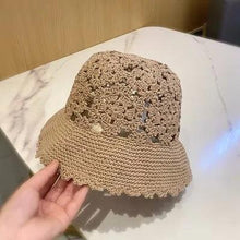 Load image into Gallery viewer, Summer Thin Hollow Hook Flower Hat Elegant Ladies Casual Peaked Cap - Shop &amp; Buy
