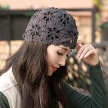 Load image into Gallery viewer, Summer Thin Hollow Hook Flower Hat Elegant Ladies Casual Peaked Cap - Shop &amp; Buy
