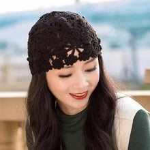 Load image into Gallery viewer, Summer Thin Hollow Hook Flower Hat Elegant Ladies Casual Peaked Cap - Shop &amp; Buy
