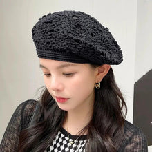 Load image into Gallery viewer, Summer Thin Hollow Hook Flower Hat Elegant Ladies Casual Peaked Cap - Shop &amp; Buy
