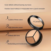 Load image into Gallery viewer, Three-color Concealer Contour Cream Cover Spots Acne Marks Dark Circles Tears Gap Contouring - Shop &amp; Buy

