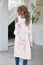 Load image into Gallery viewer, Tie-Dye Open Front Longline Cardigan - Shop &amp; Buy
