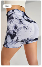 Load image into Gallery viewer, Tie-Dye Seamless Yoga Shorts Skinny Fitness Shorts Women&#39;s Summer Athletic Shorts Sportswear - Shop &amp; Buy
