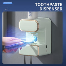 Load image into Gallery viewer, Toothbrush Holder For The Bathroom, Wall-mounted Electric Toothpaste Dispenser With Automatic Toothbrush Holder And Toothpaste Dispenser - Shop &amp; Buy
